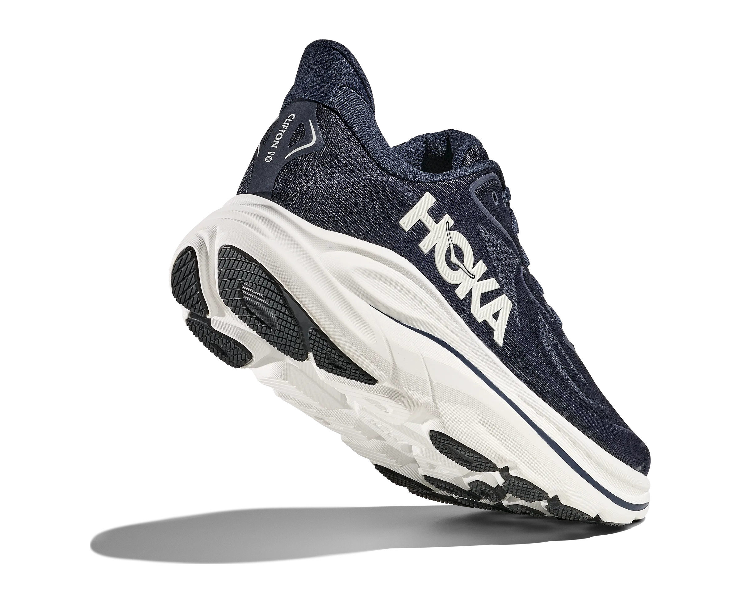 grip - enhancement - effectiveness shoes Men's Clifton 10 - Navy / White