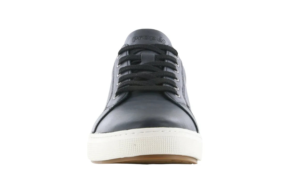 Propet Koda Leather Sneaker Black Trail Step Sleek Wear