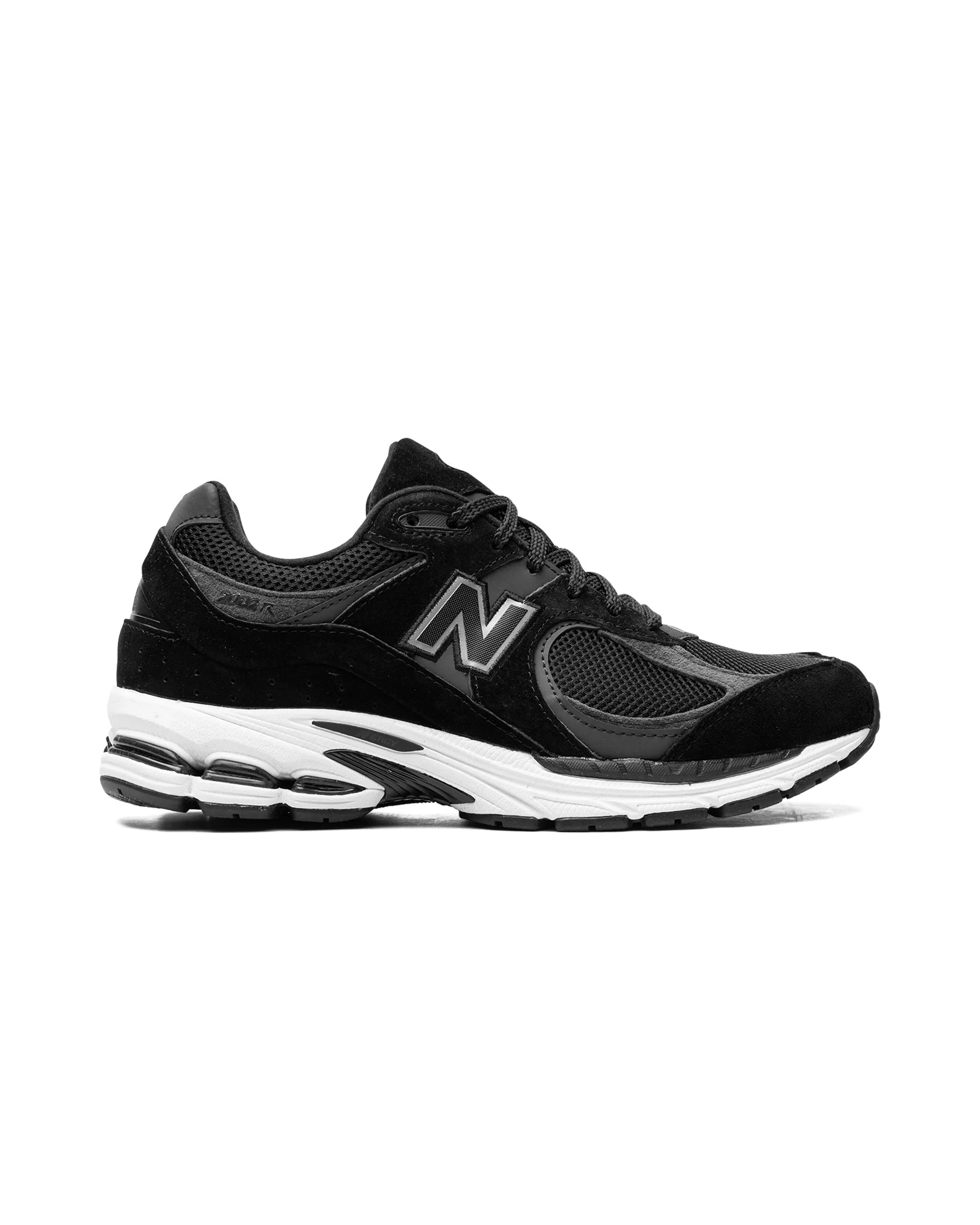 New Balance 2002R Black Gunmetal Walk Support Torsional Stability Feature