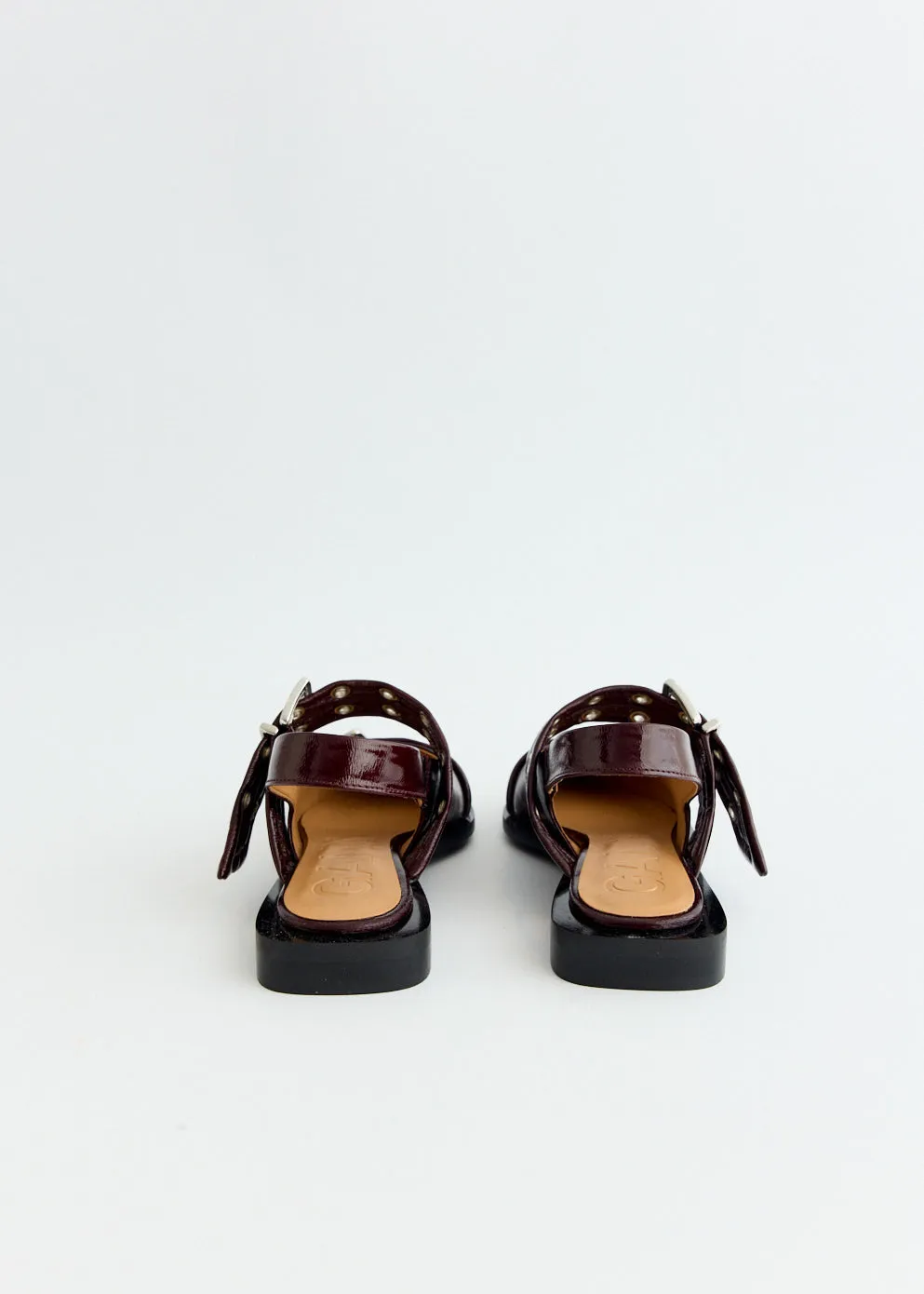 Feminine Buckle Ballerinas Storm Hike