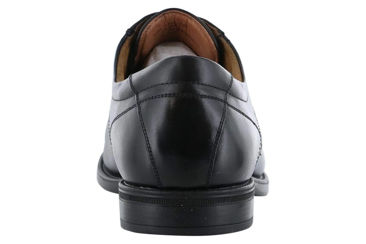 Florsheim Midtown Cap Toe Oxford Black Mesh Flow Modern Silhouette