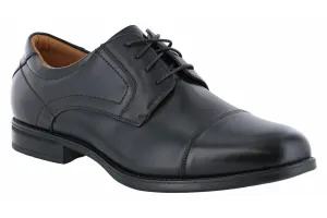 Leader Look Florsheim Midtown Cap Toe Oxford Black