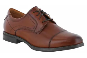 Florsheim Midtown Cap Toe Oxford Cognac Perforated Details