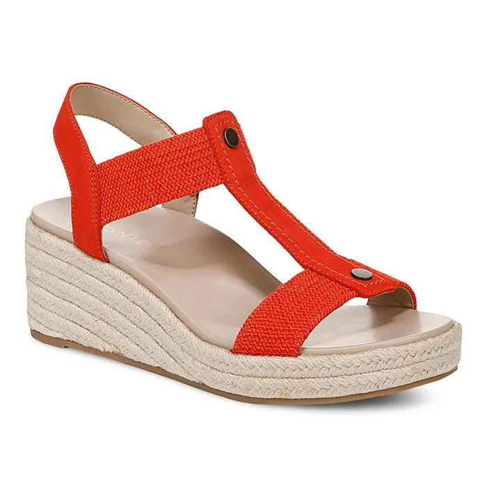 Womens Vionic Calera in Cherry Tomato Sporty Beach Shoes Casual Footwear for Every Day