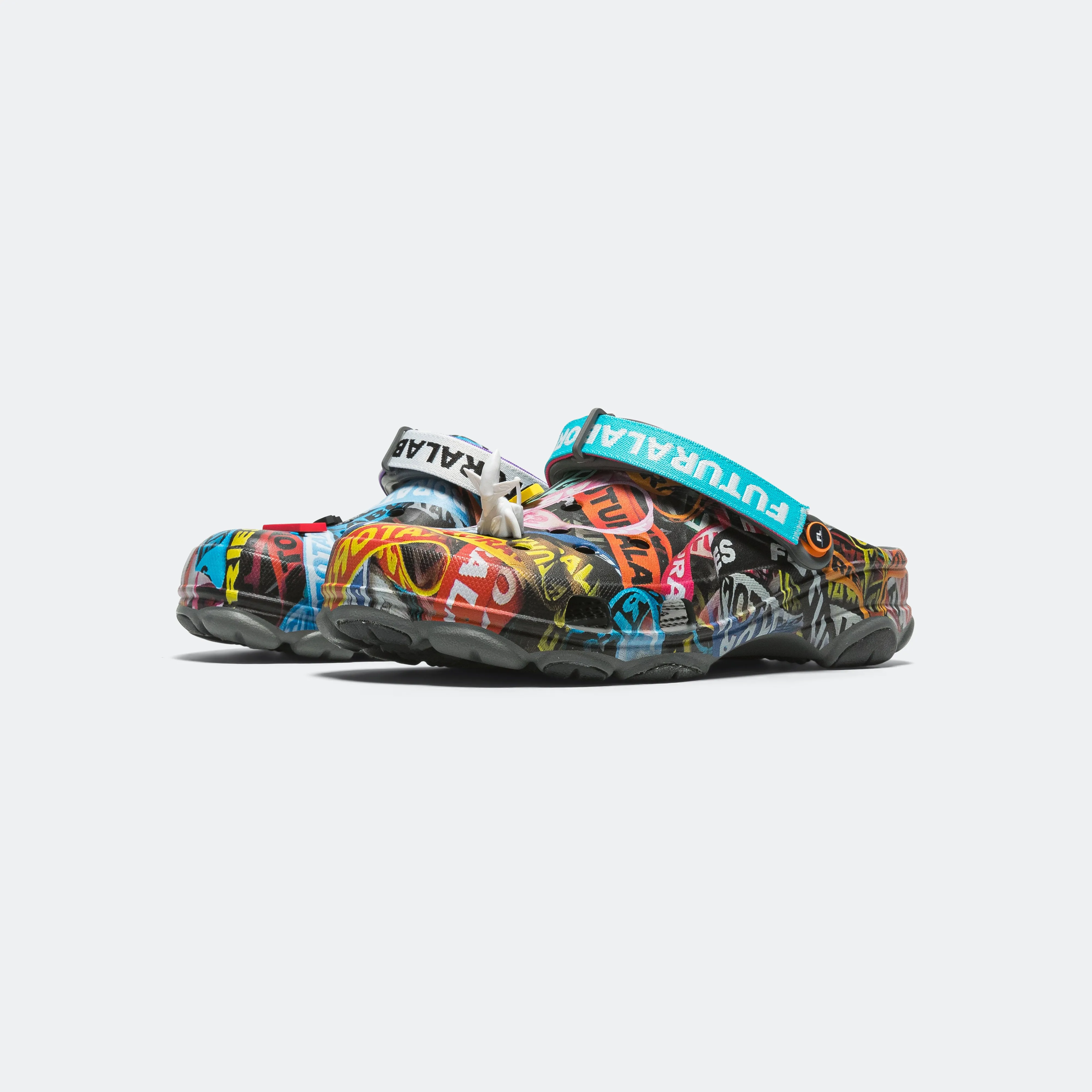 All Terrain Clog x Futura Laboratories - Slate Grey Cushioned Footbed Urban Chill