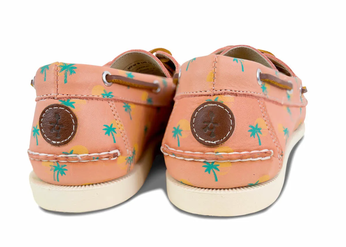 The Vice City Sunsets Boat Shoe Breathable All-Day Shoes
