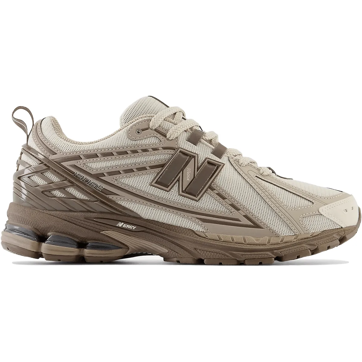 New Balance 1906R Driftwood Dark Mushroom Standing for walking tours