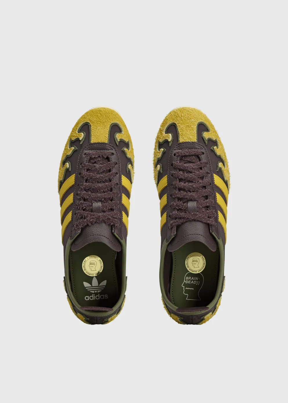school - goer Chic Flair x Brain Dead Japan Lo 'Brown Hazel Yellow' Sneakers