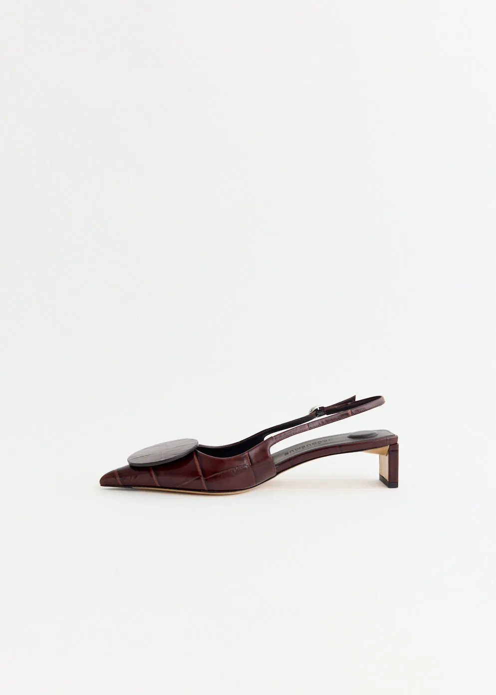Light material Les Slingbacks Duelo Heels