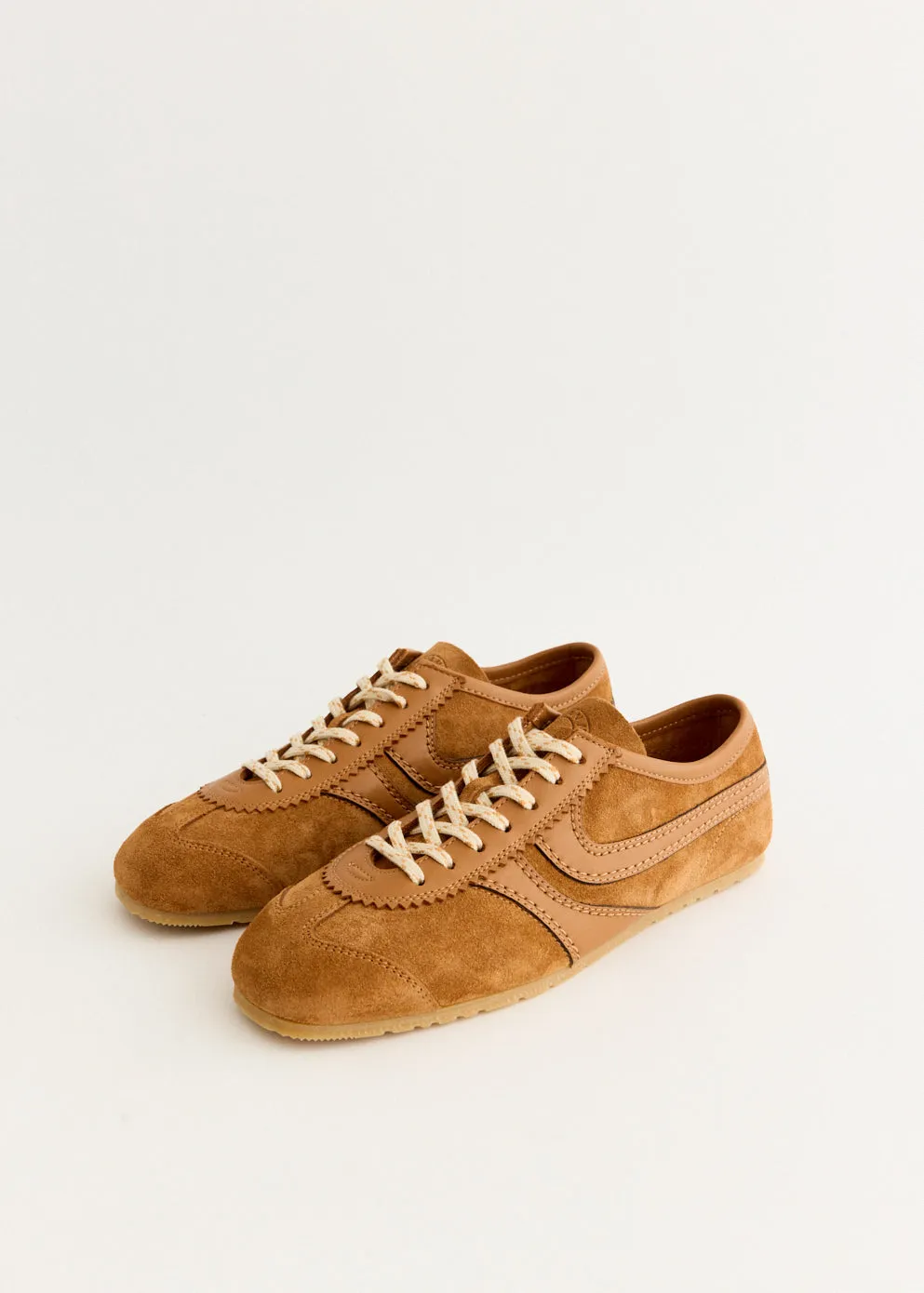Comfy Layers Chunky Sole Suede Sneakers