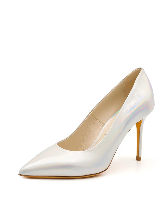 mass - produced Yellow Freya Pointed Toe Pump