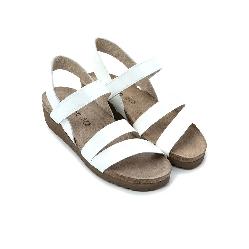 Kayla Porcelan Patent Leather Sandal (7806-HBB) Breathable touch