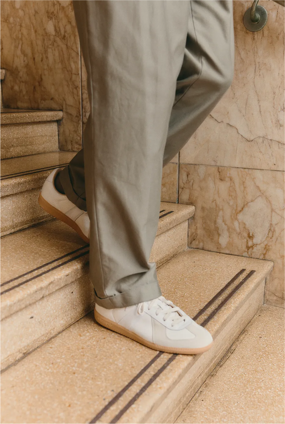 Roomy Fit BW Army Lux 'White' Sneakers