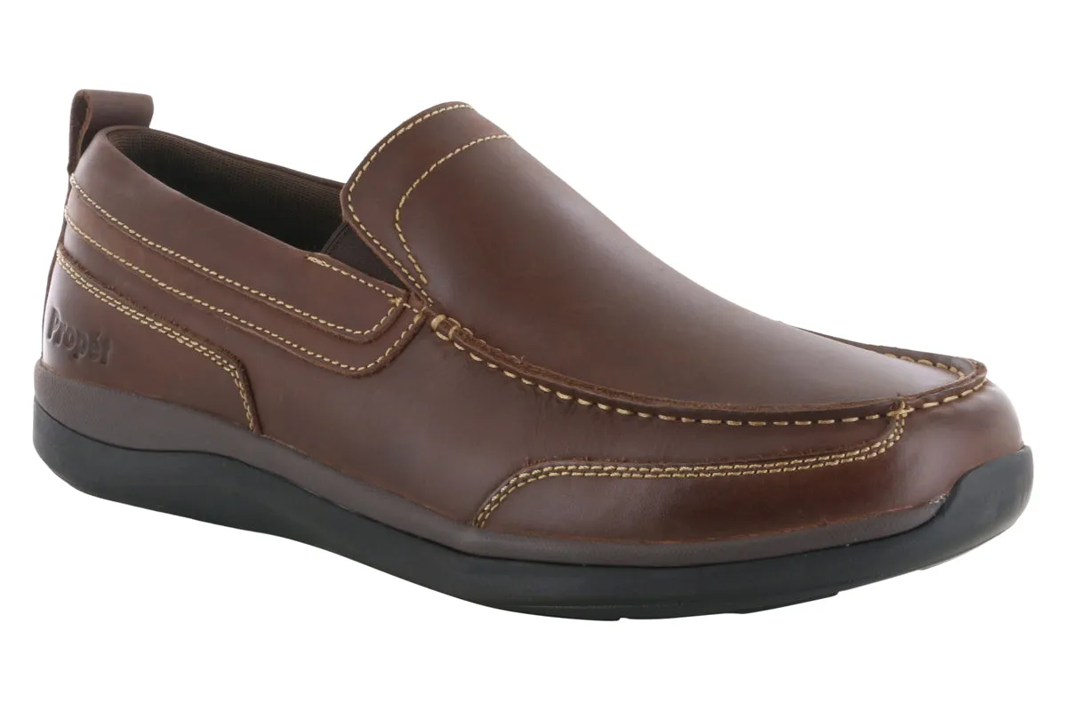 Propet Preston Slip On Coffee Workwear Friendly