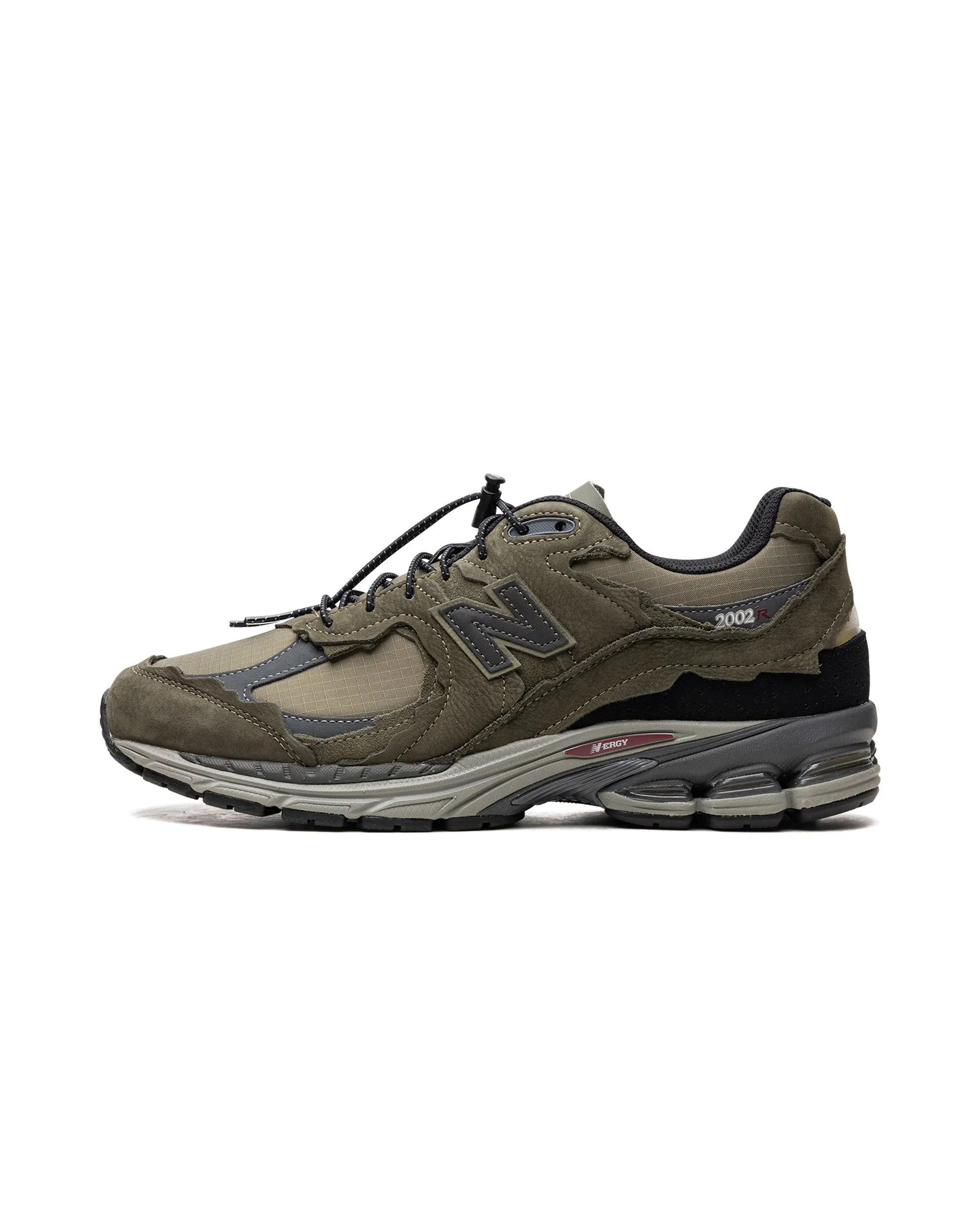 New Balance 2002R Protection Pack Dark Moss Fashion Trainers Camping Footwear