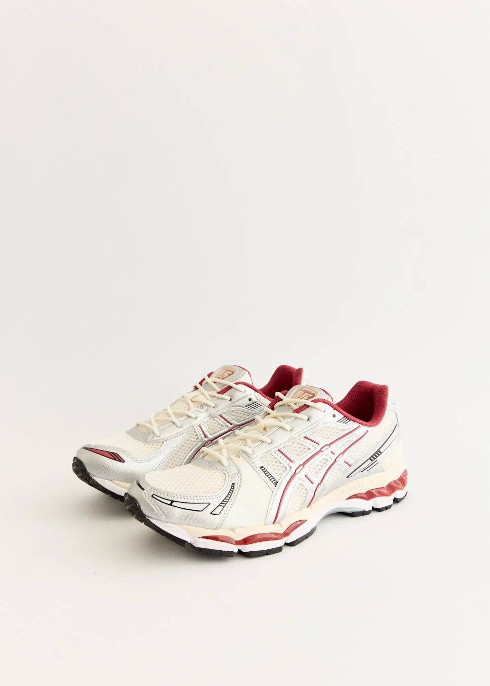 Gel-Kayano 12.1 'Cream Pure Silver' Sneakers Smooth Entry Workday Style