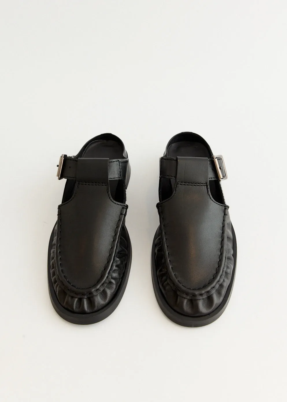 Heat Day Neat Shape Gianna Buckled Mules