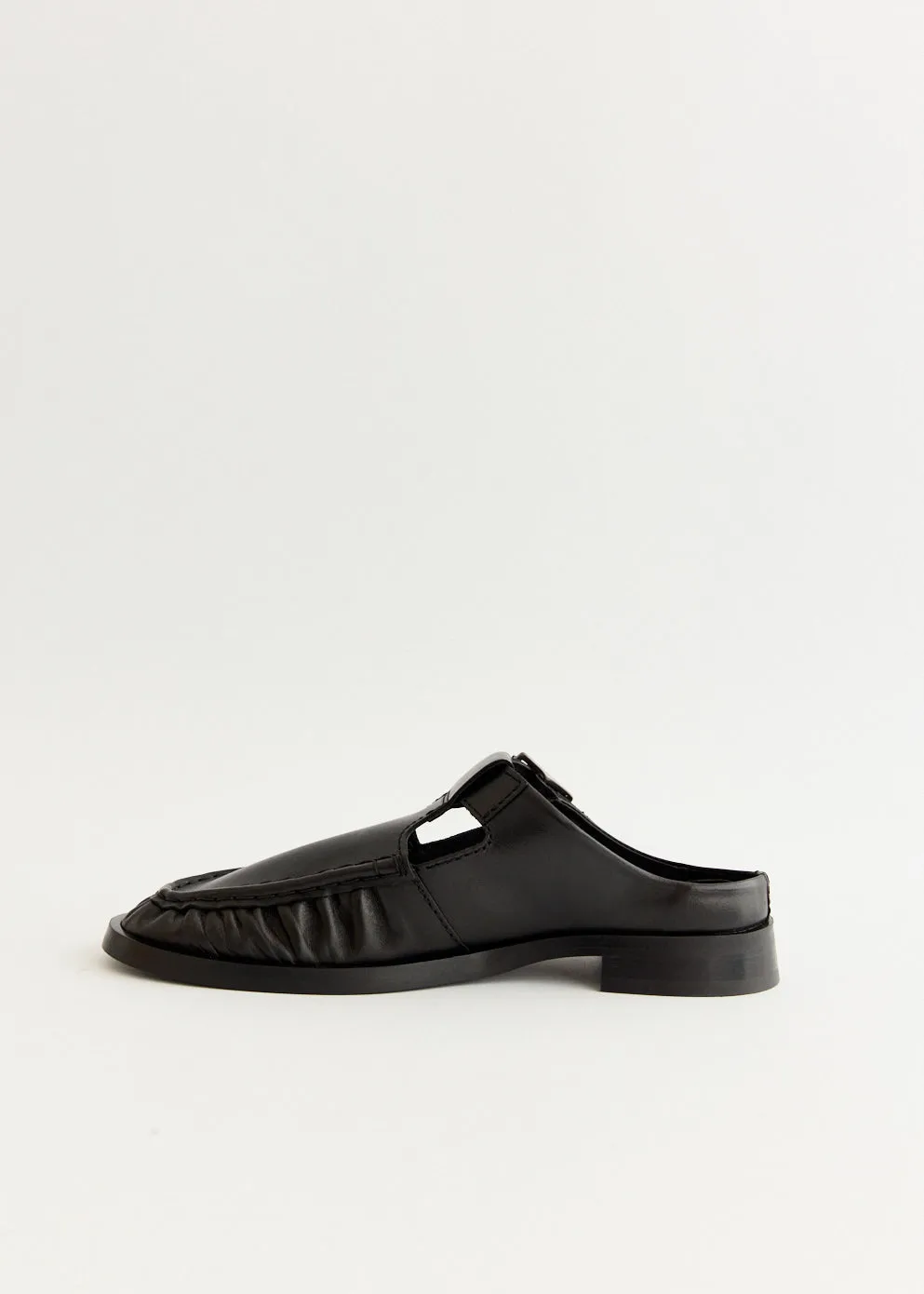 Gianna Buckled Mules Light Sole Ease Style