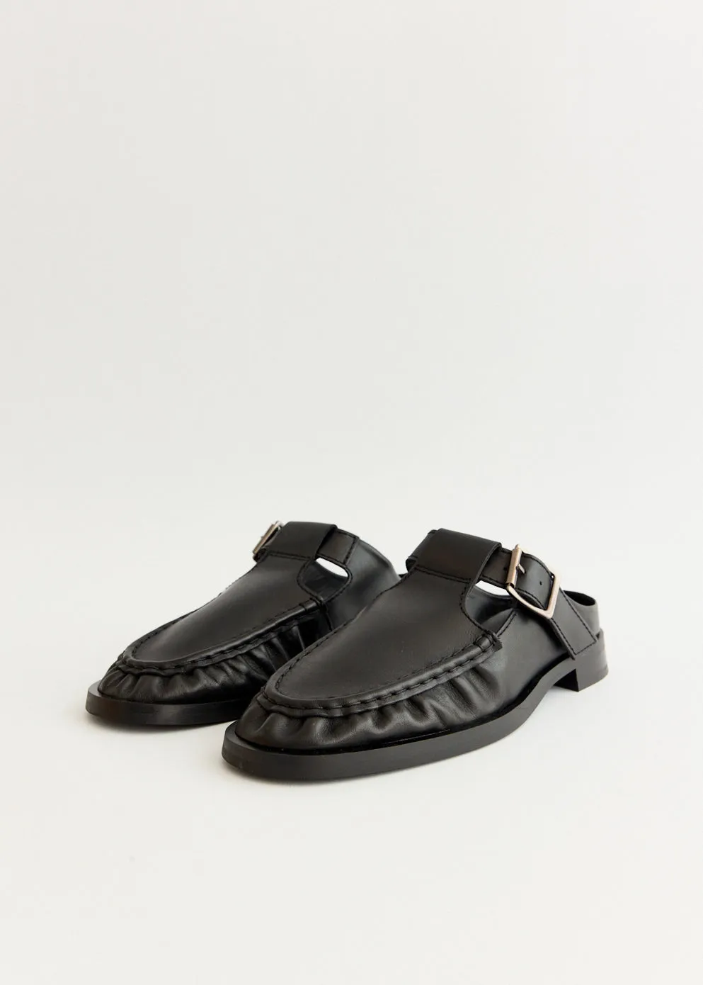 Calm Walk Anywhere Life Gianna Buckled Mules