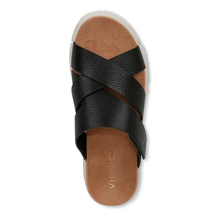 Slip-On Comfort walking shoes Womens Vionic Uptown Sunset in Black