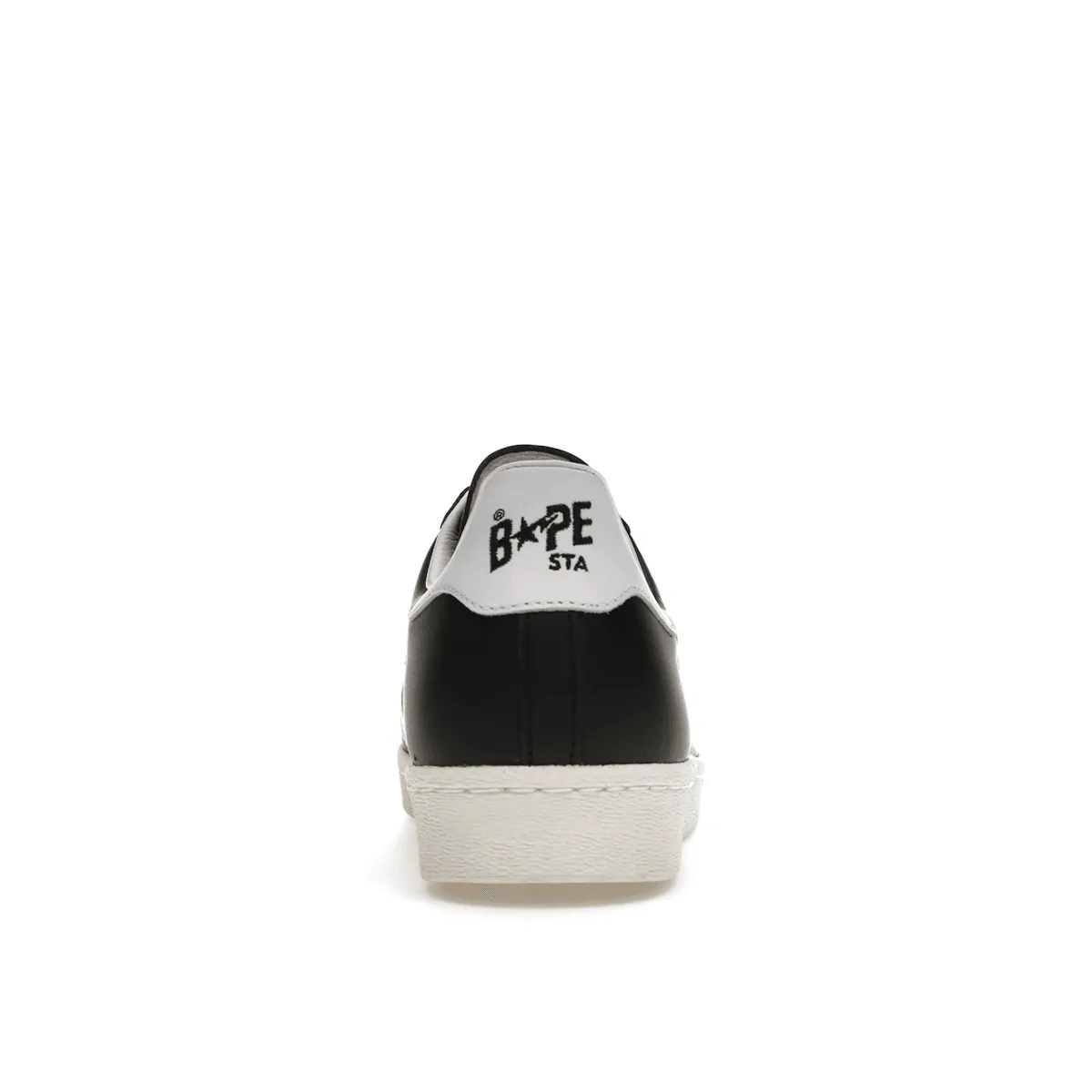Adidas Superstar 80s Bape Black White Gold Comfort Ride Soft Insole