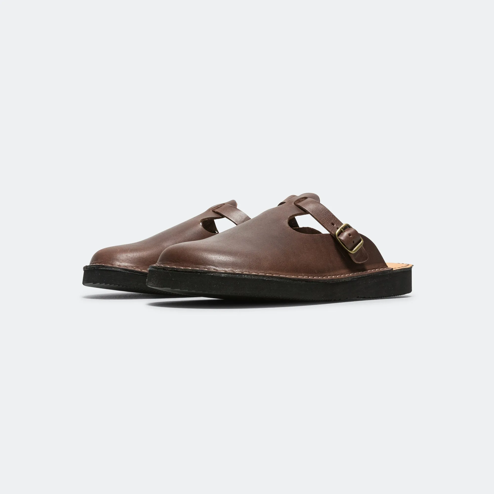 Ankle Soft Comfortable Support Gudalur Sandal - Dark Brown
