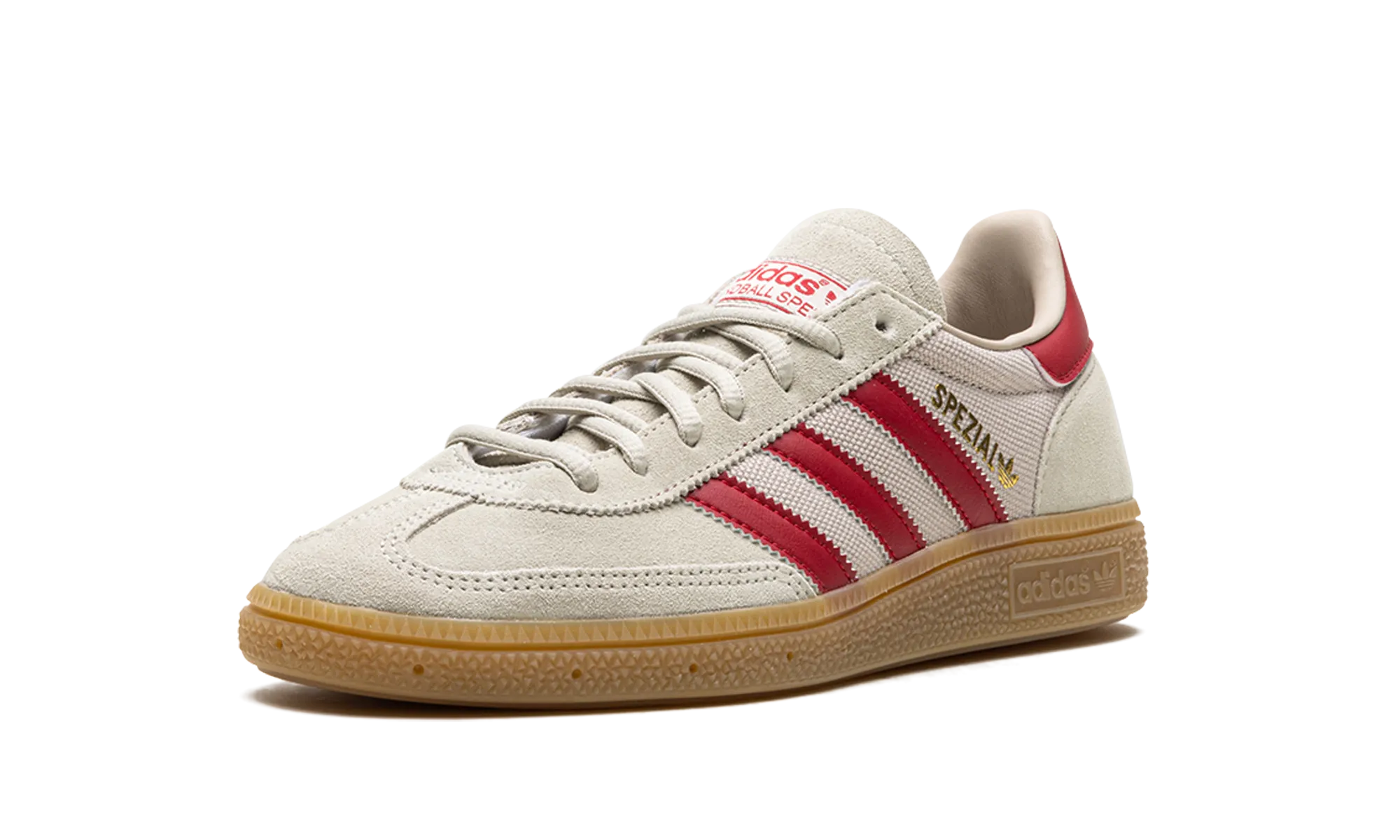 Padded Footwear Reinforced Seams Handball Spezial "Putty Grey Team Victory Red Wonder Beige"