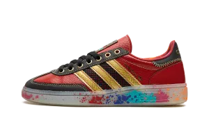 Classic Fit Comfortable Support Handball Spezial "S.E.E.D. - Scarlet Gold Paint Splatter"