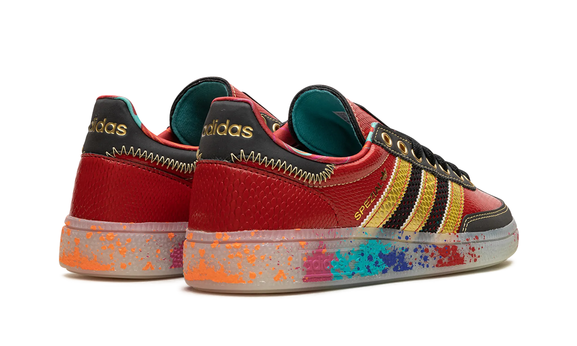 Handball Spezial "S.E.E.D. - Scarlet Gold Paint Splatter" Street Look Street Leisure