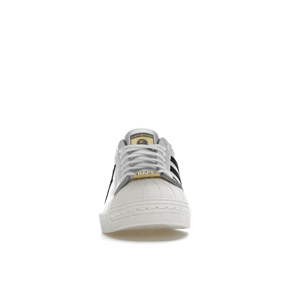 Durable Adidas Superstar 80s Bape White Black