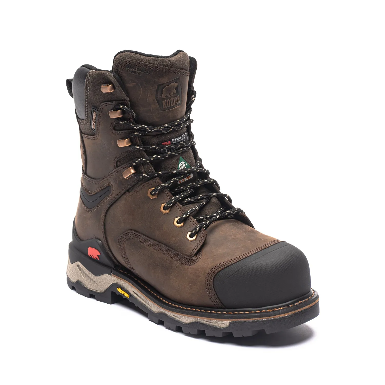 Timeless Design Neragon Men's 8" Composite Toe Work Boots 1304DB