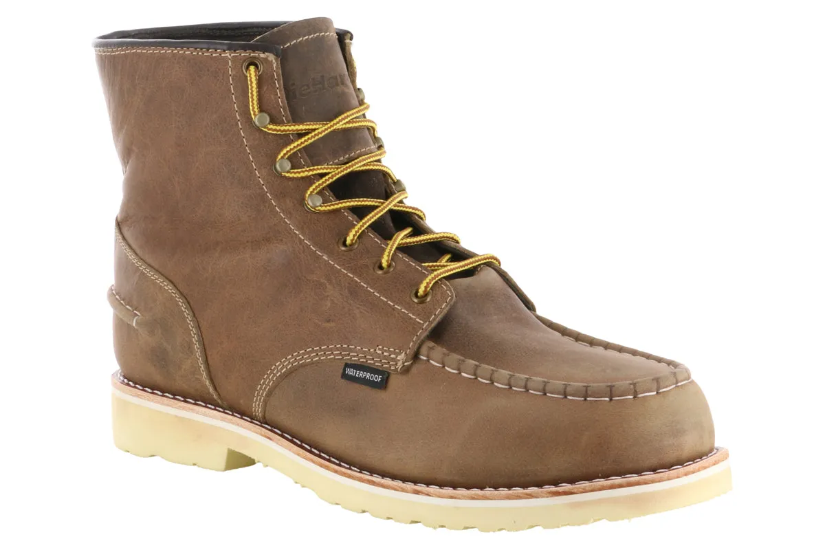 DieHard Monte Waterproof Moc Toe Boot Durable Leather Comfort collar