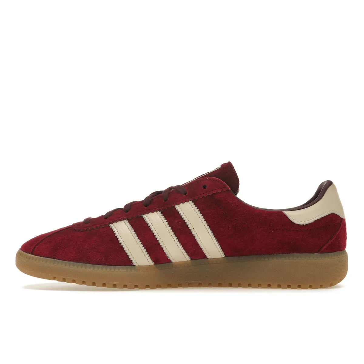 Adidas Bermuda Collegiate Burgundy Flat Heel Sandals