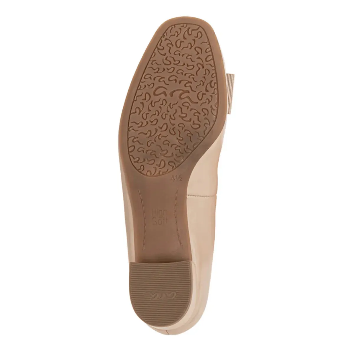Grab Go Garnet Women's Bow Block Heel Pump 35mm - Sand