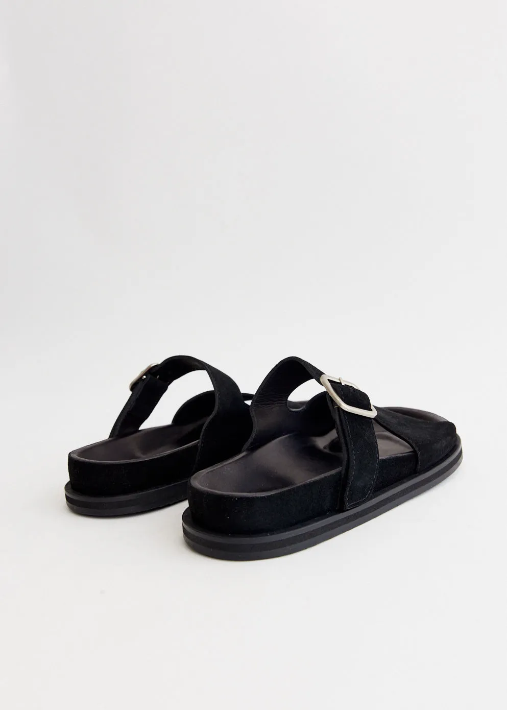 least cushioned Buckle Slide Sandals