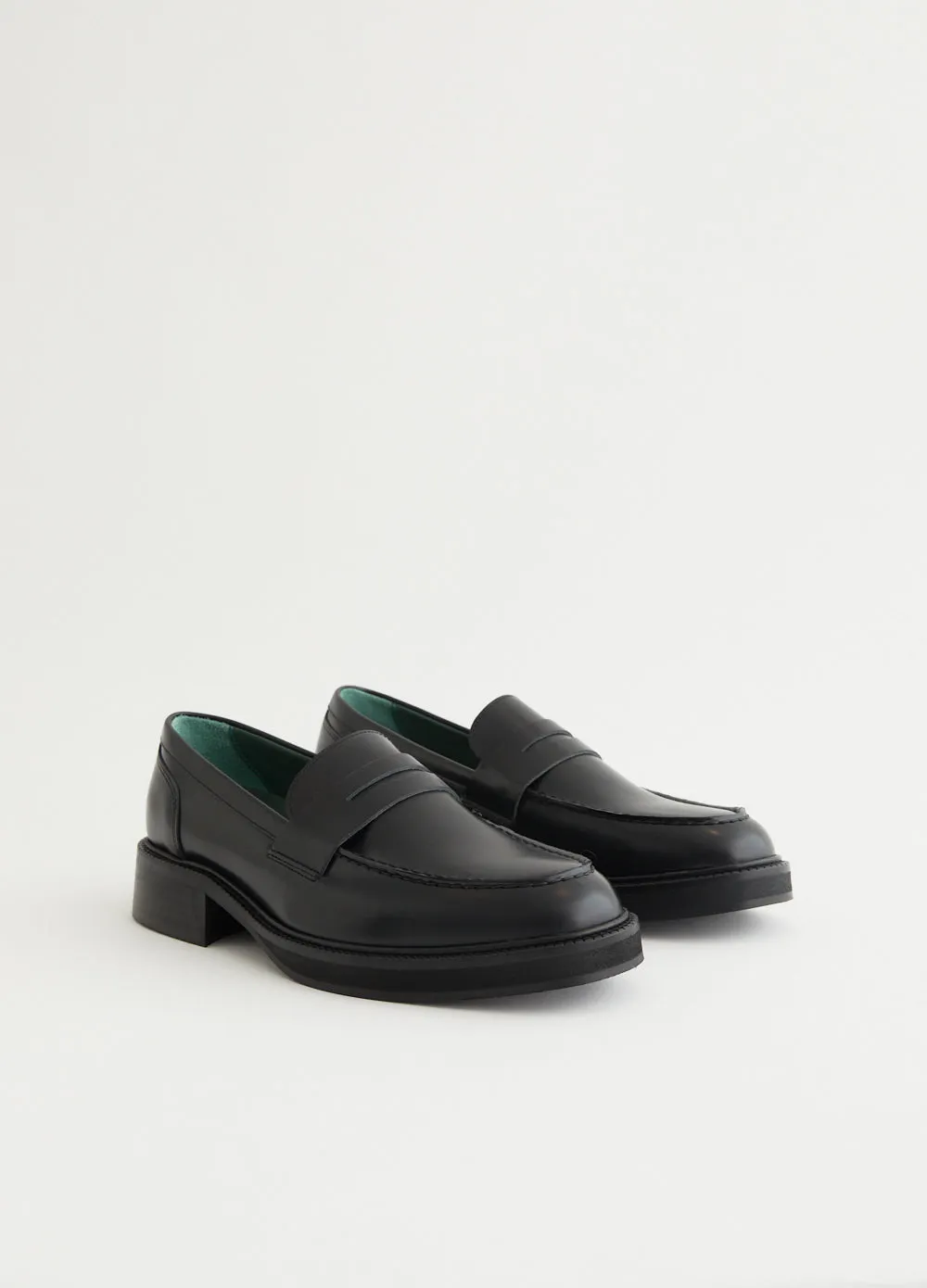 Heeled Townee Penny Loafers Mountain