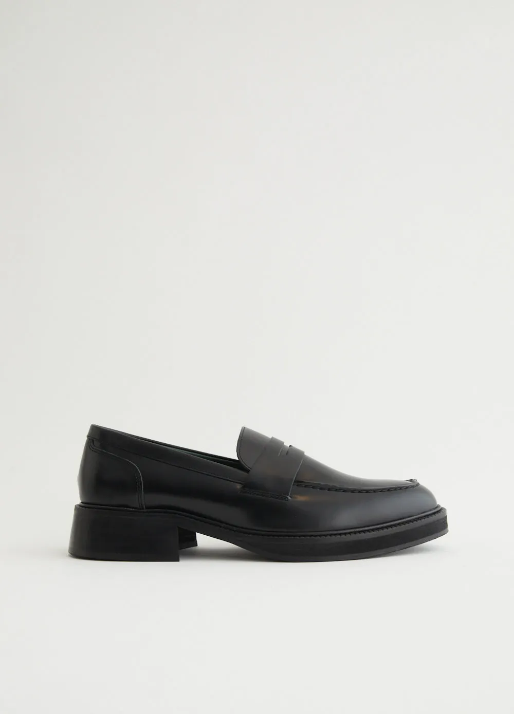 training - style Built-in wear Heeled Townee Penny Loafers