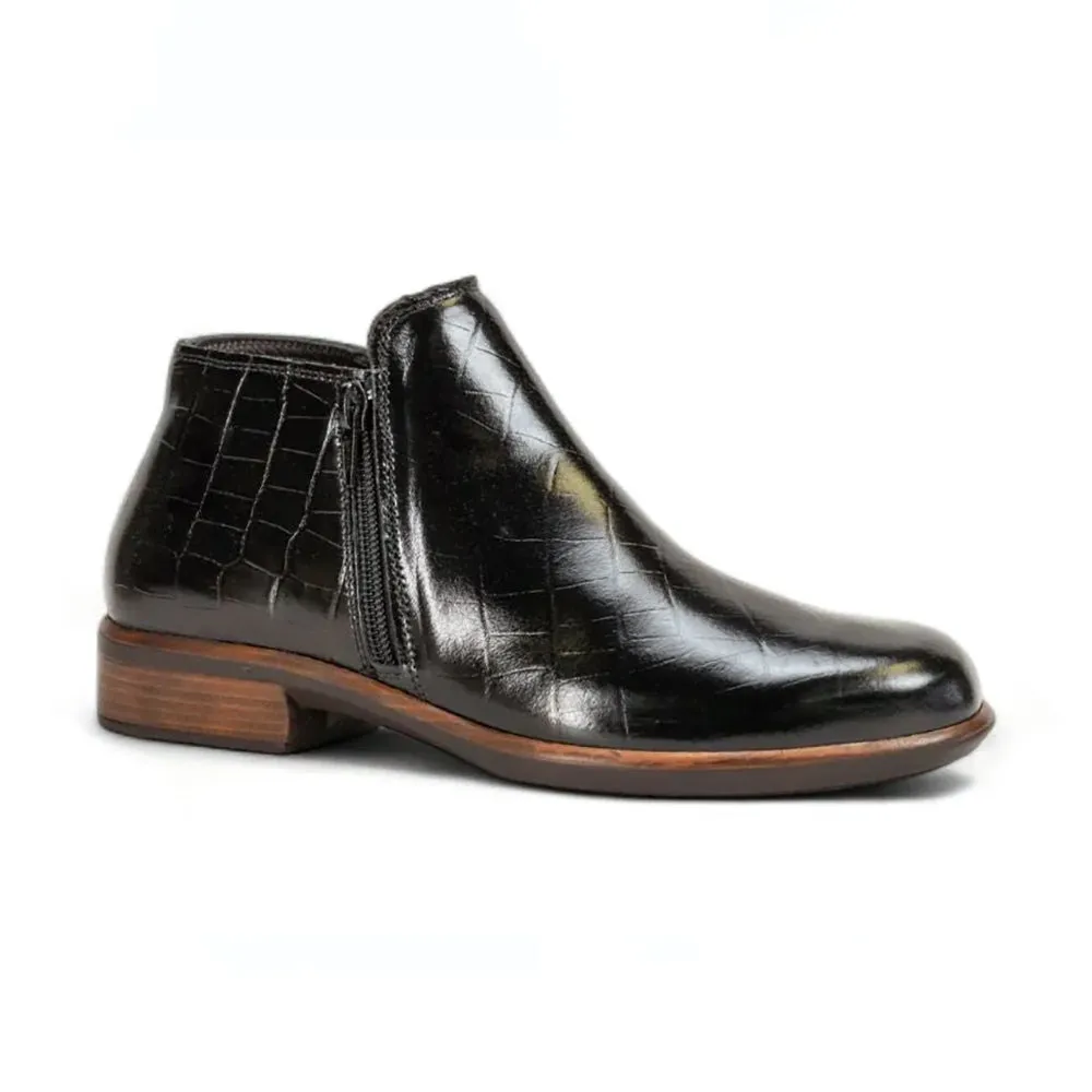 Relaxed Fit classic user Helm Bootie (26030) - Ink Leather/Midnight Blue Suede