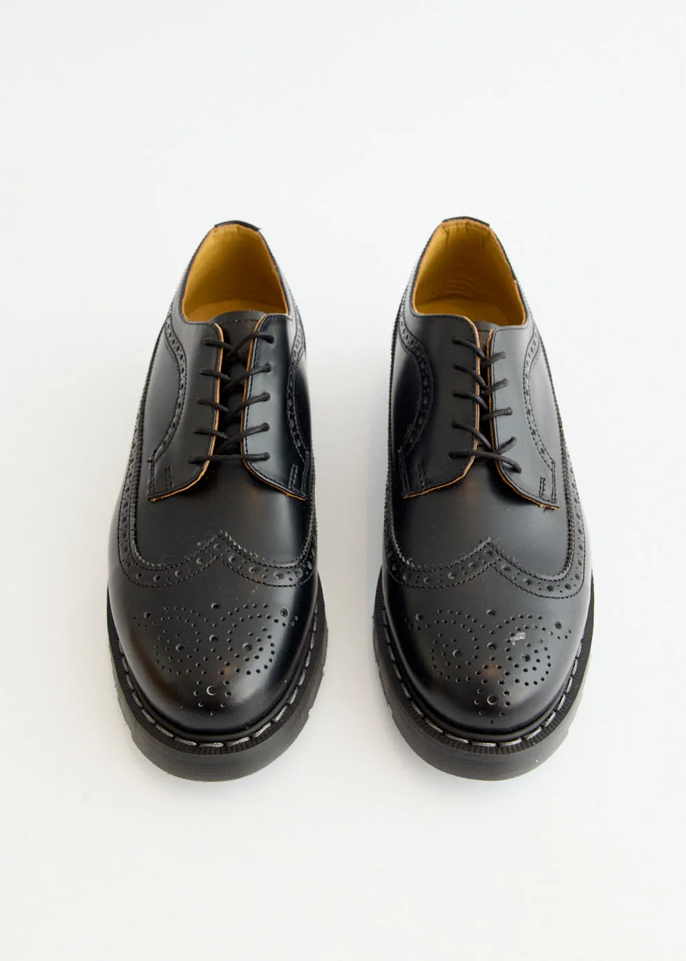 Hi-Shine American Brogue Shoes thin - soled