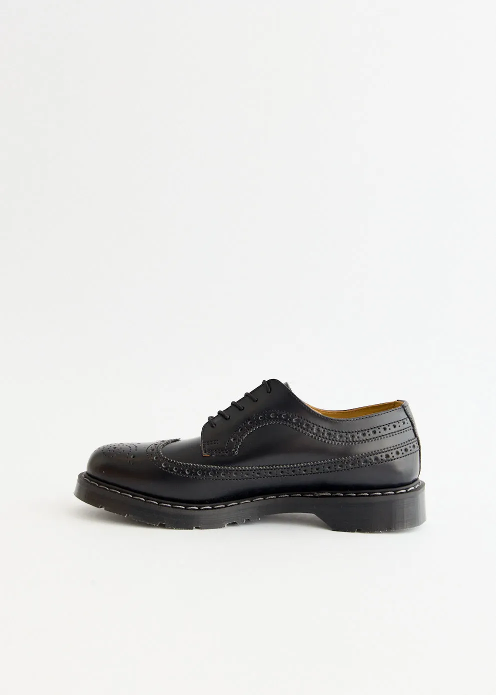 Open-toe Hi-Shine American Brogue Shoes