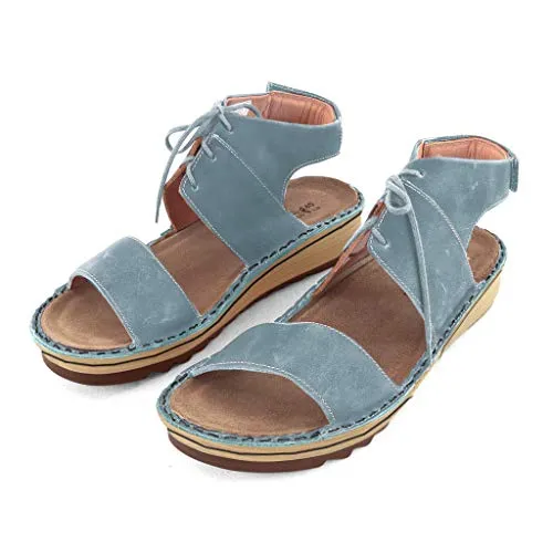 yoga enthusiasts - specific benefits Alpicola Low Wedge Sandal