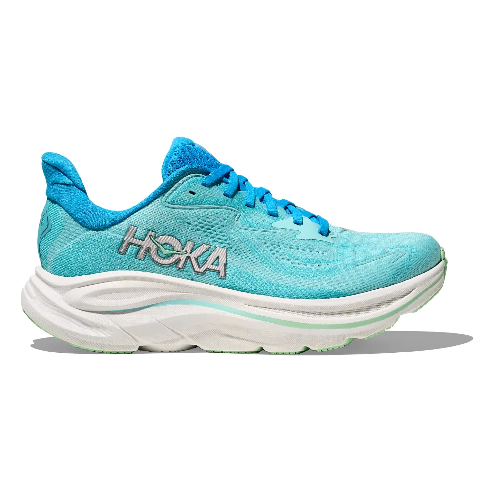 Women's Clifton 10 - Skyward Blue / Cielo heavy - duty rubber shoe substance Smooth ride