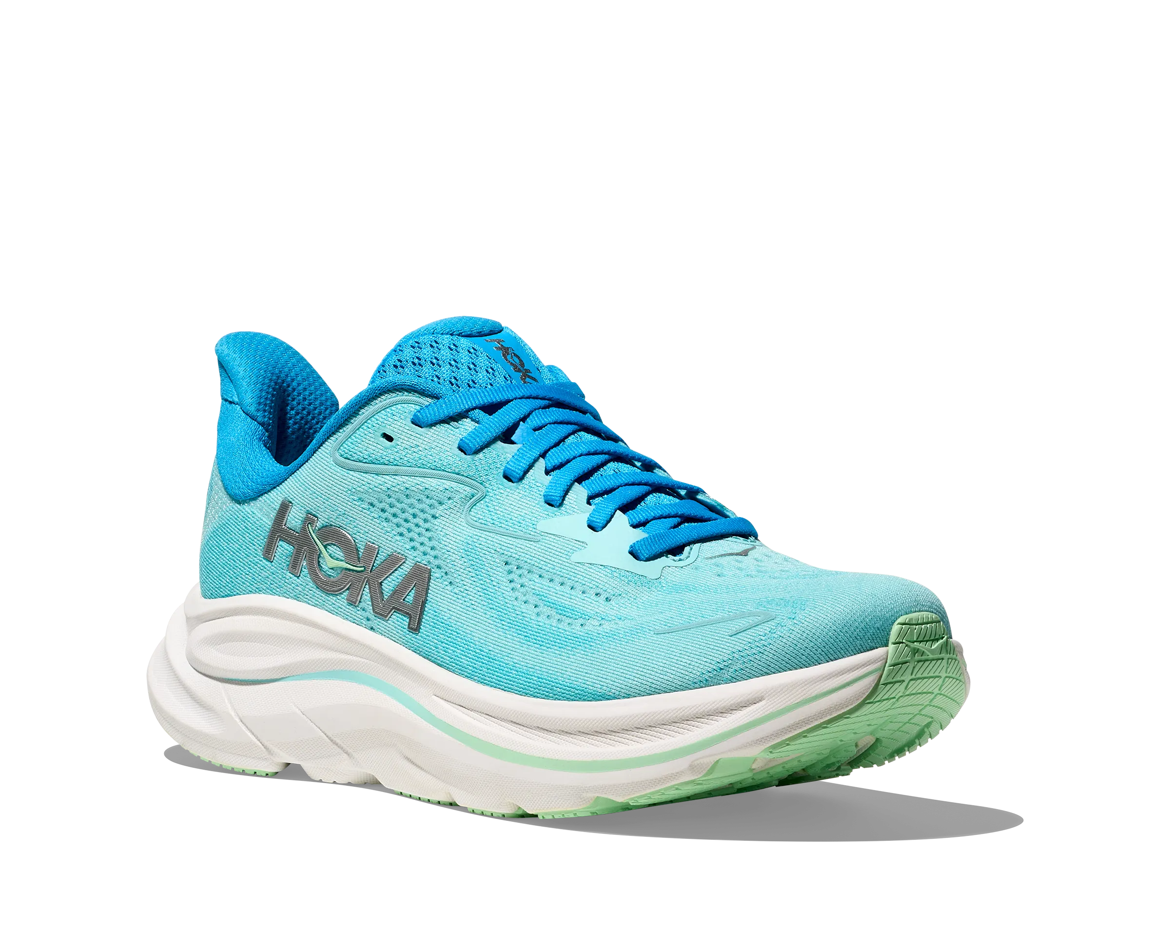 Women's Clifton 10 - Skyward Blue / Cielo multi - colored running shoes running shoes with rubber sole