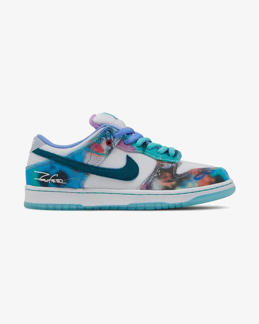 Join Step NIKE X FUTURA LABORATORIES DUNK LOW SB BLEACHED AQUA
