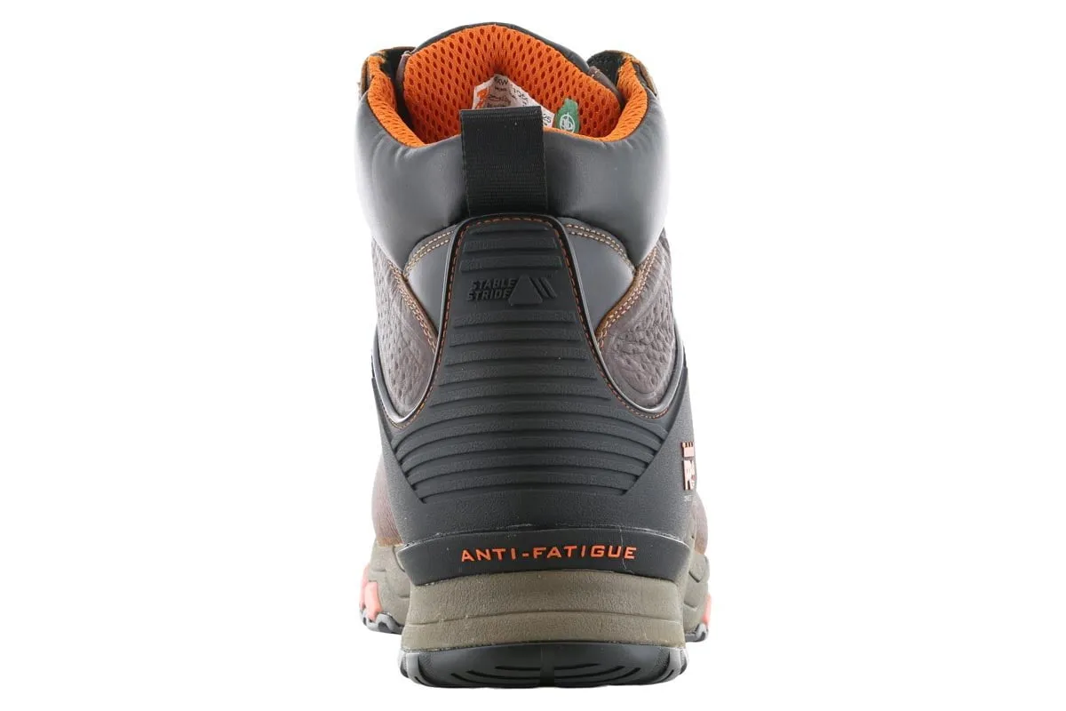 Secure fit Timberland PRO Hypercharge 6" Composite Toe WP Boot Brown