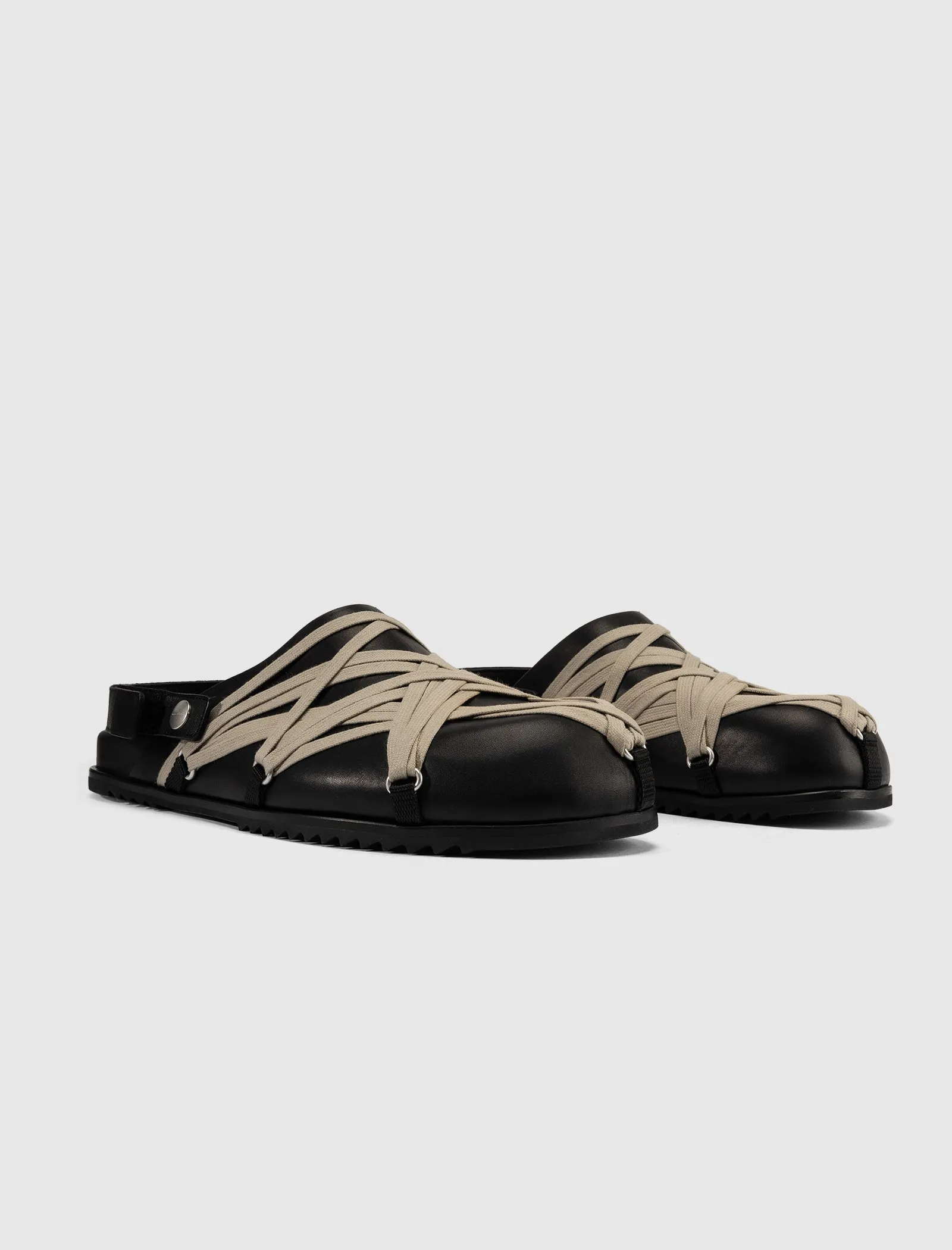 Gold Touch HOLLYWOOD MEGALACED MULE " GRANOLA/BLACK "