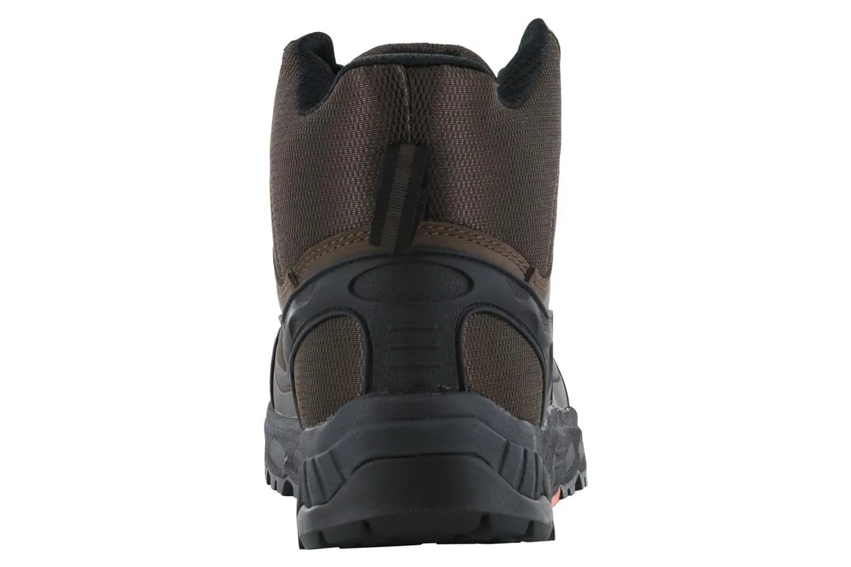 Adventure Ready Stylish Design Hoss Eric Hi Aluminum Safety Toe Brown