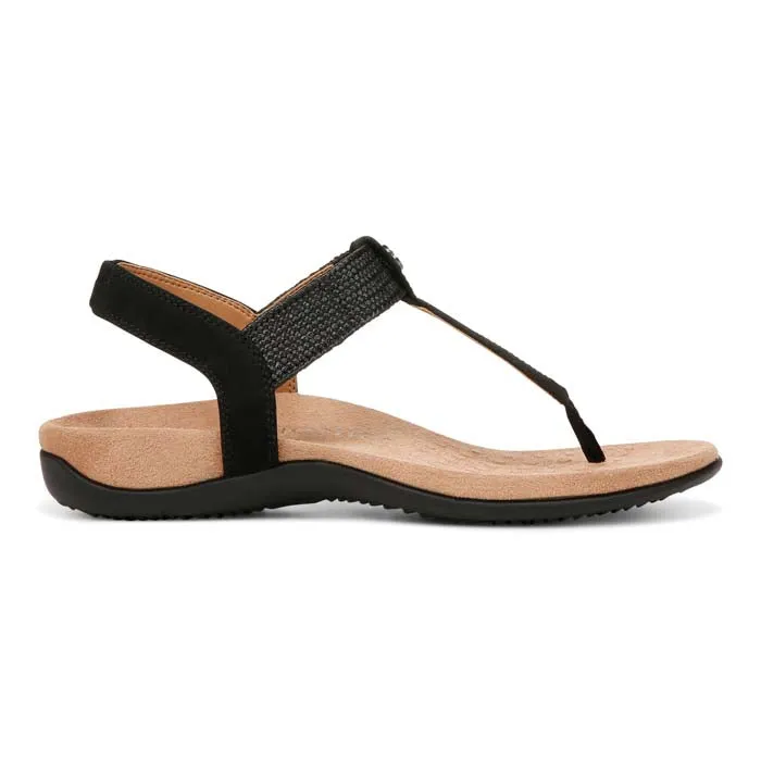 Flat Base Womens Vionic Brea in Black