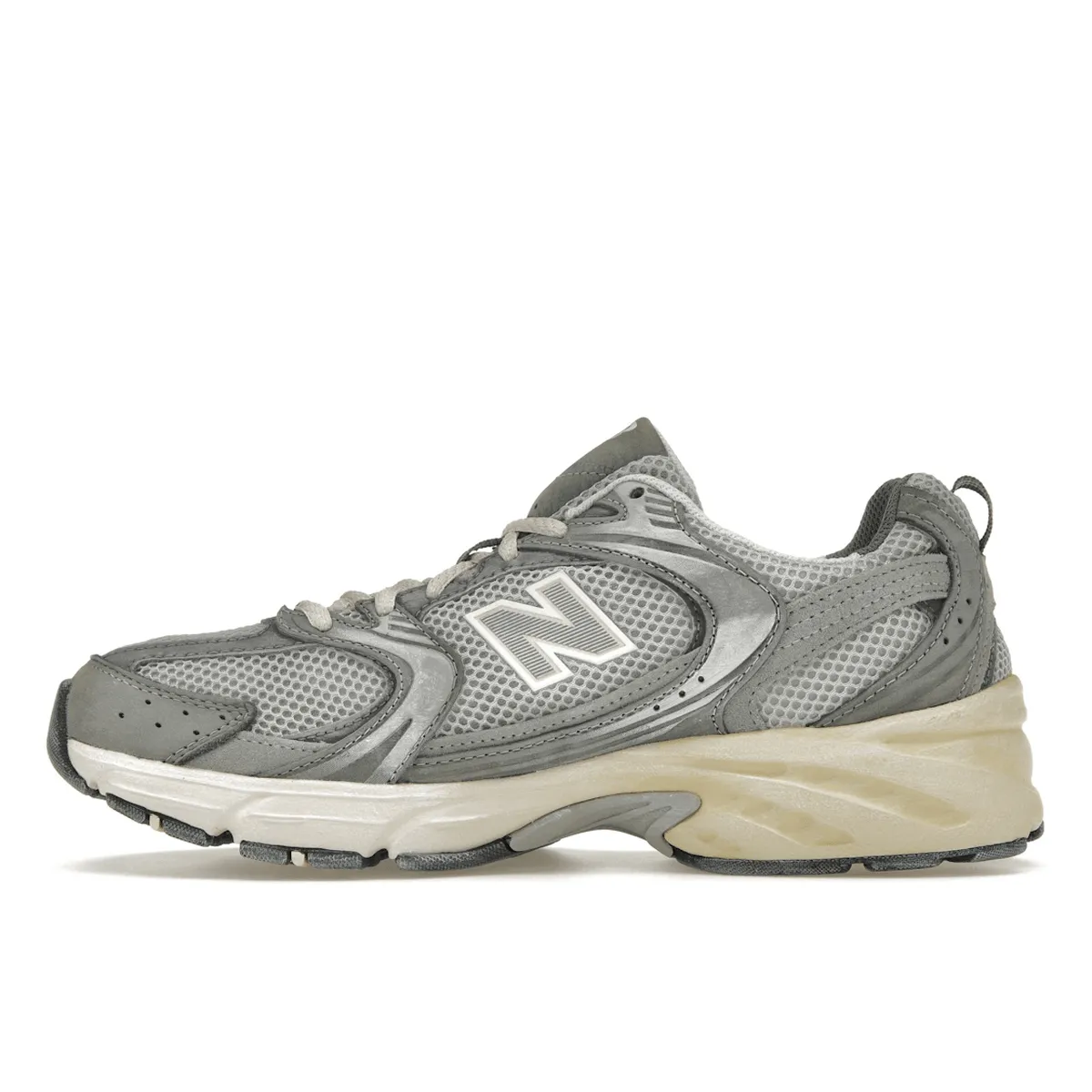 New Balance 530 Vintage Grey Matter Ankle friendly Reinforced Eyelet Construction