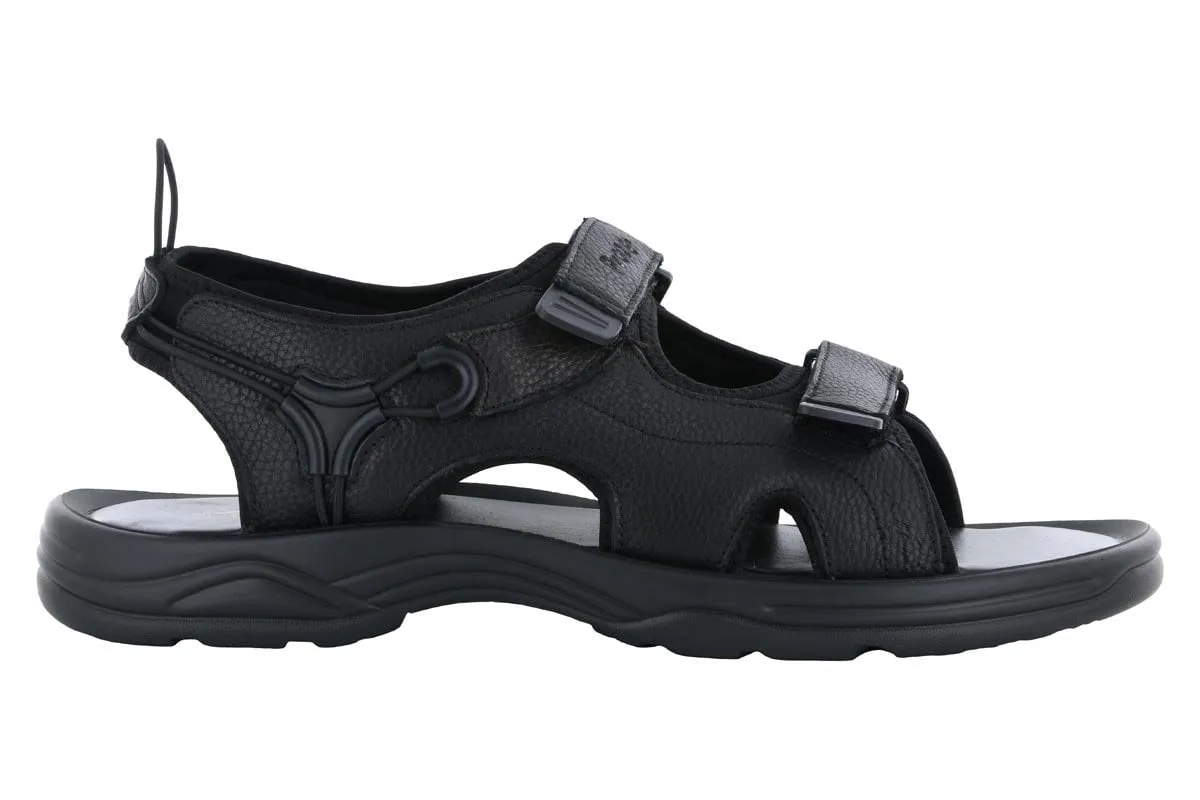Propet Surfwalker II Sandal Black Soft Step
